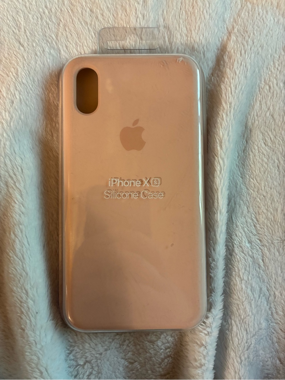 Apple iPhone XS Pink Silicone Case NWT